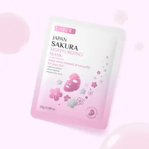 10PCS 5-Type Face Mask Gift Set | Sakura Bamboo Charcoal Vitamin C Milk Snail, Hydrating & Brightening, Moisturizing Beauty Mask