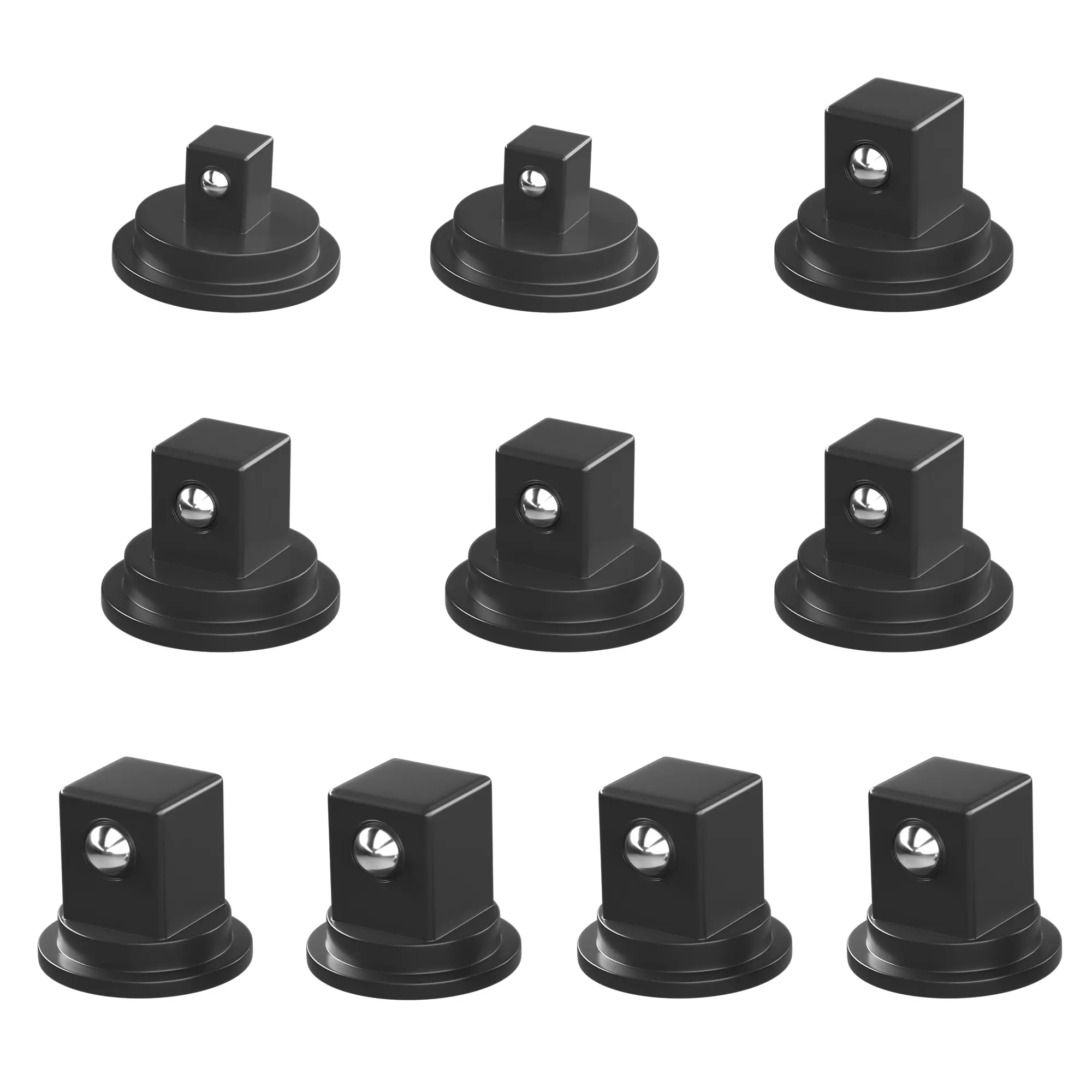 #toolupgrade WORKPRO 10-Piece Socket Clips Set, 1/4", 3/8", 1/2" Drive for WORKPRO Magnetic Socket Organizer Rails