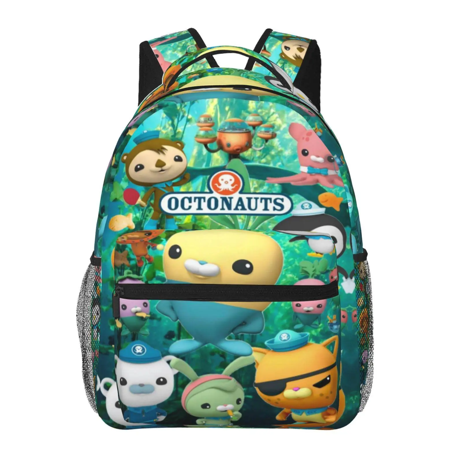 Cute kids’ Octonauts backpacks for school—large-capacity all-over print Octonauts laptop daypacks for daily campus use; durable, lightweight Octonauts school bags for teens and students