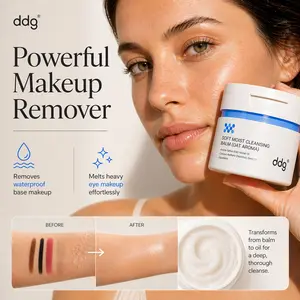 [ddg Official Shop]ddg Makeup Remover Cleansing Balm | Gentle Facial Cleanser | Hydrating Balm for Daily Makeup Removal | Suitable for Sensitive Skin Summervibes