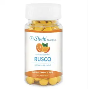 Shelo Nabel Rusco Vitamin C and Probiotics Orange Flavor 60 Chewables