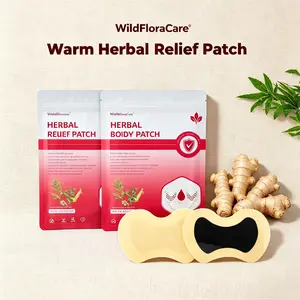 WildFloraCare Pure Botanical Ginseng Essence Patch Daily Gentle Care - Overnight Deep Soothing Foot Belly Stickers 10 Pcs Supply
