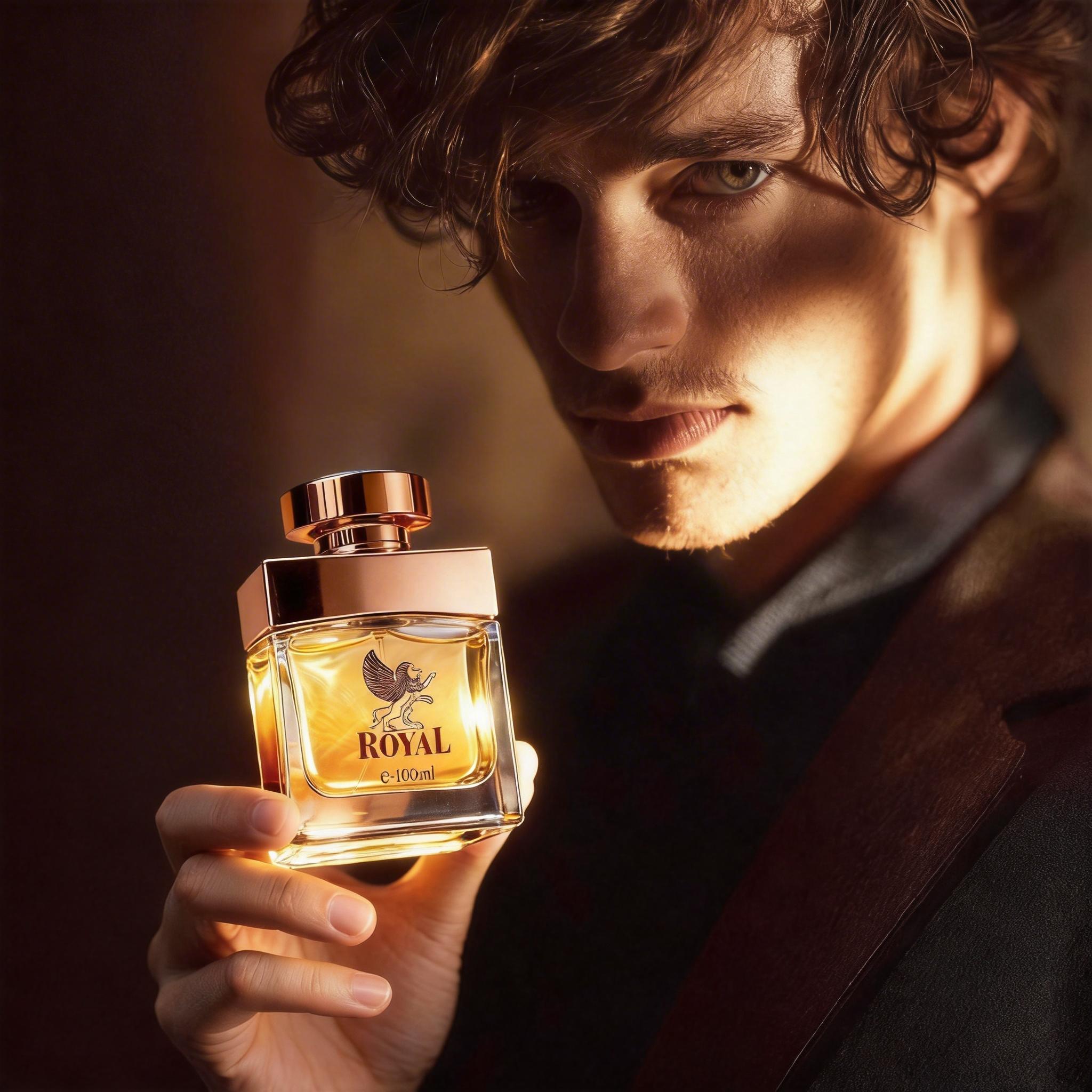 Men's Perfume 100ml | Royal Eau de Parfum - Woody Oriental Fragrance with Sweet Orange | Warm & Sophisticated Scent for Fall/Winter