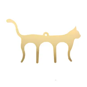 1/3/5PCS Pianos Stands Song Book Page Holder Clip, Cat Shaped Sheet Music Note Clips, Metal Paper Clips Stationery