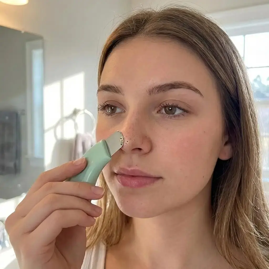 Facial Skin Care Tool Stainless Steel Pore Care Tool for Nose & Face Cleansing