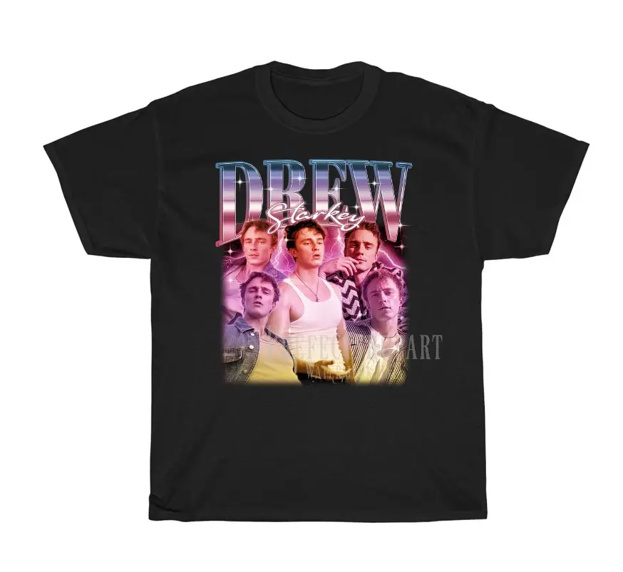 DREW STARKEY Retro T-shirt - Drew Starkey Bootleg Tees, Drew Starkey Long Sleeve Shirt, Drew Starkey Homage Shirt, TShirt  Gift For Women and Man  Unisex TShirt, Gift for Him Gift for Her, graphic Tee, cheap T shirt Womenswear Underwear