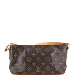 Pre-owned Louis Vuitton material Messenger Bags Trotteur Handbag Monogram Canvas by Rebag