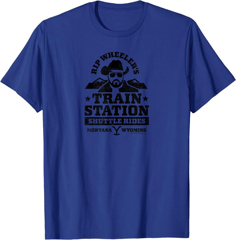 Yellowstone RIP Wheelers Train Station Short Sleeve T-Shirt