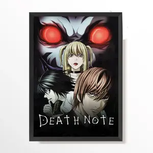 [Sale up to 30%] Misa Light And Army L Death Note Anime Premium Wall Art Poster Unframed HD Print Home Office Decor Unique Trendy Gift