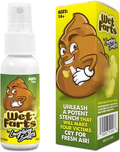 Laughing Smith - Wet Farts - Potent Stink Spray - Extra Strong Stink - Hilarious Gag Gifts & Pranks for Adults or Kids - Prank Stink Stuff - Non Toxic - Smells like Really 'Bad' Gas
