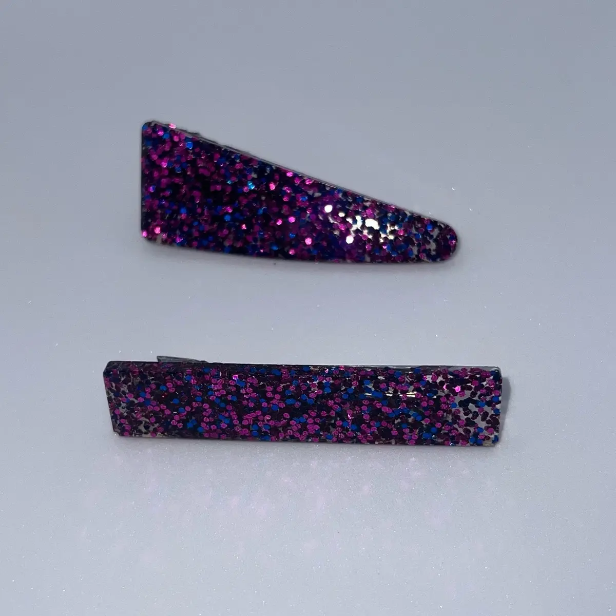 PURPLE LOVE - Custom Made Barrettes