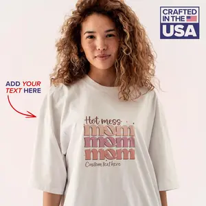 Mother’s Day Mama Shirt, Funny Graphic Tee, Oversized T-Shirt, Trendy Spring Clothes, Gift for Mom, Cute Mom Shirt, Funny Shirts for Women | M5