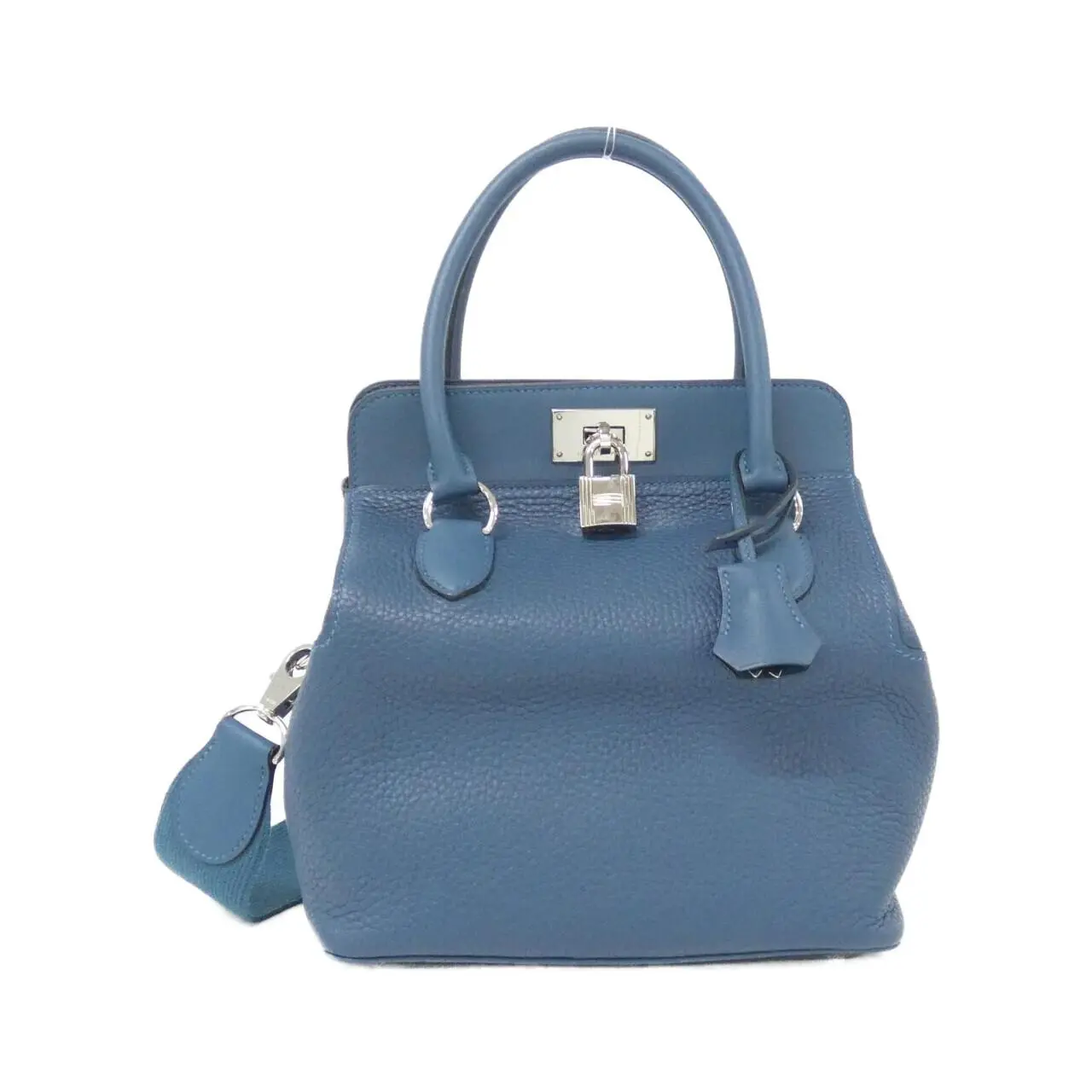 Pre-owned HERMÈS Calfskin Shoulder Bags Hermes Toolbox20 Handbag