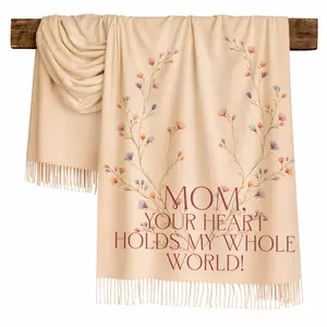 Blossom Wreath Love Scarf for Mom