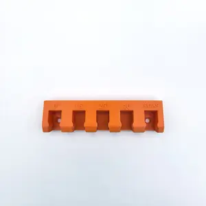 5-Port 1/4 Inch Quick Connect High Pressure Washer Nozzle Holder, Wall-Mounted Storage Rack, Angled Nozzles, Soap Label, Car Wash, Garage, Home Use