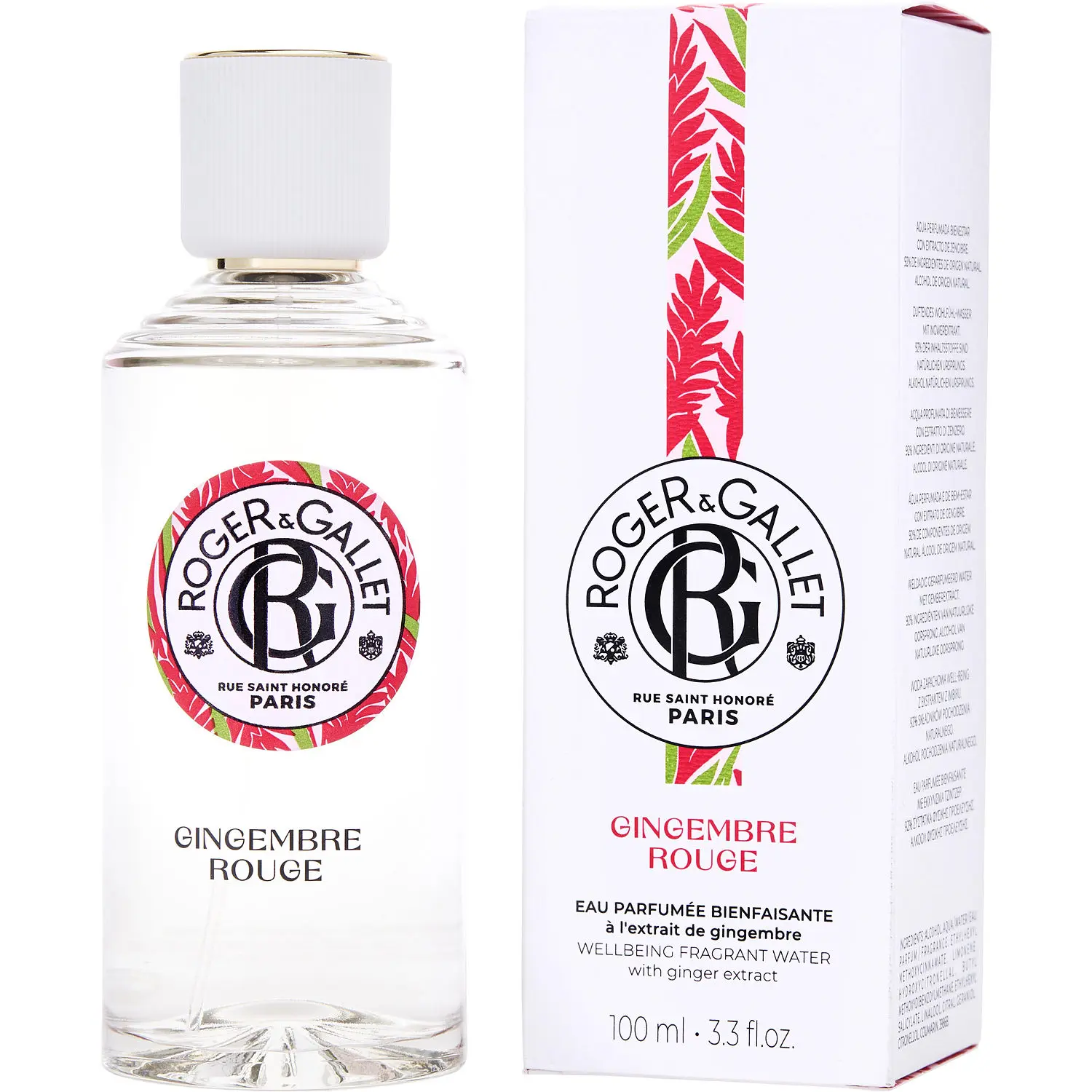 Roger & Gallet Gingembre Rouge By Roger & Gallet Fresh Fragrant Water Spray For Women