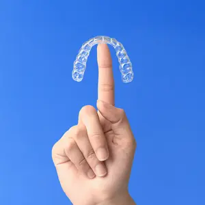 ALIGNERCO Hybrid Night Guards for Bruxism Custom Fit Single Arch Teeth Grinding Protection Dual-layered Sleep Guards for Mild & Heavy Grinders BPA-free Medical-grade Plastic