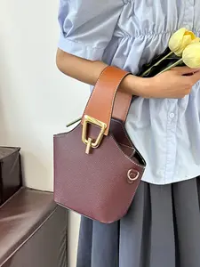 1pc Ladies' Handbags Fashionable Simple Elegant, Versatile for Daily Commuting, Perfect for Shopping Dating and Gift Giving, Pu Leather Handbag