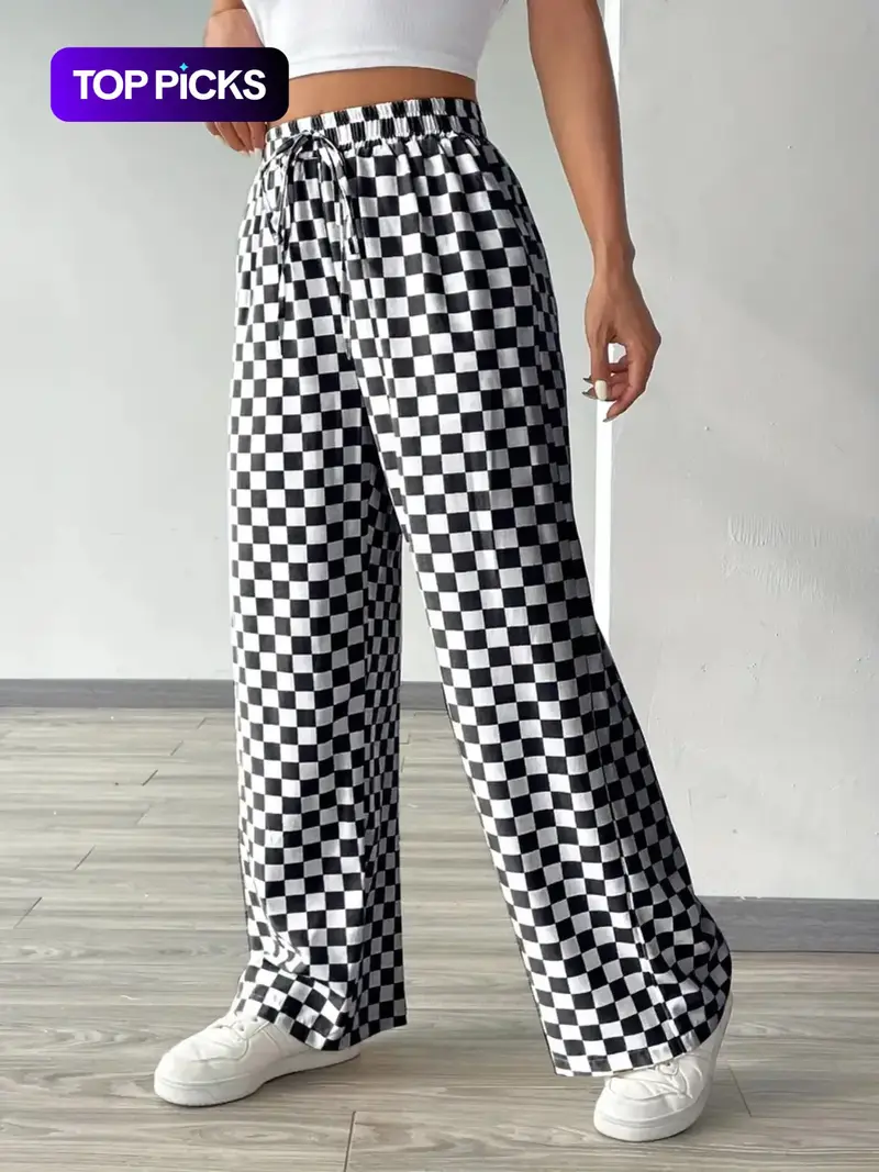 Checkered pants for 70s outfit - TikTok Shop