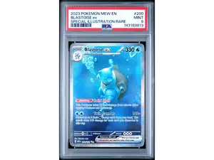 2023 Pokemon Scarlet and Violet 151 Special Illustration Rare Blastoise Ex #200 PSA 9