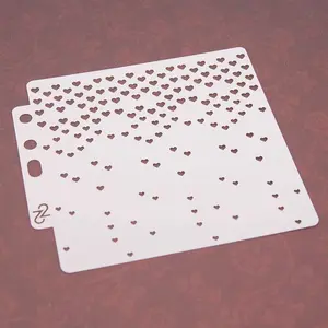 Love of All Sizes DIY Craft Layering Stencils for Wall Painting Scrapbooking Album Decorative Paper Cards Spray Painting Tools DIY Painting Supplies