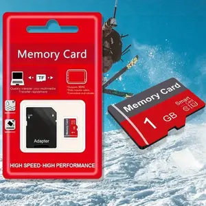 Smart 1GB High Speed Flash Micro SD Card with Adapter for Tablets Cameras Mobile Phones Laptops PCs Camera Audio and Game Consoles