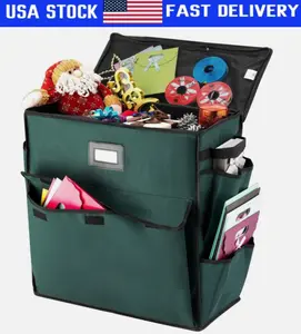 Wrapping Paper Organizer Gift Wrap Station with Storage for Holiday Gift Bags