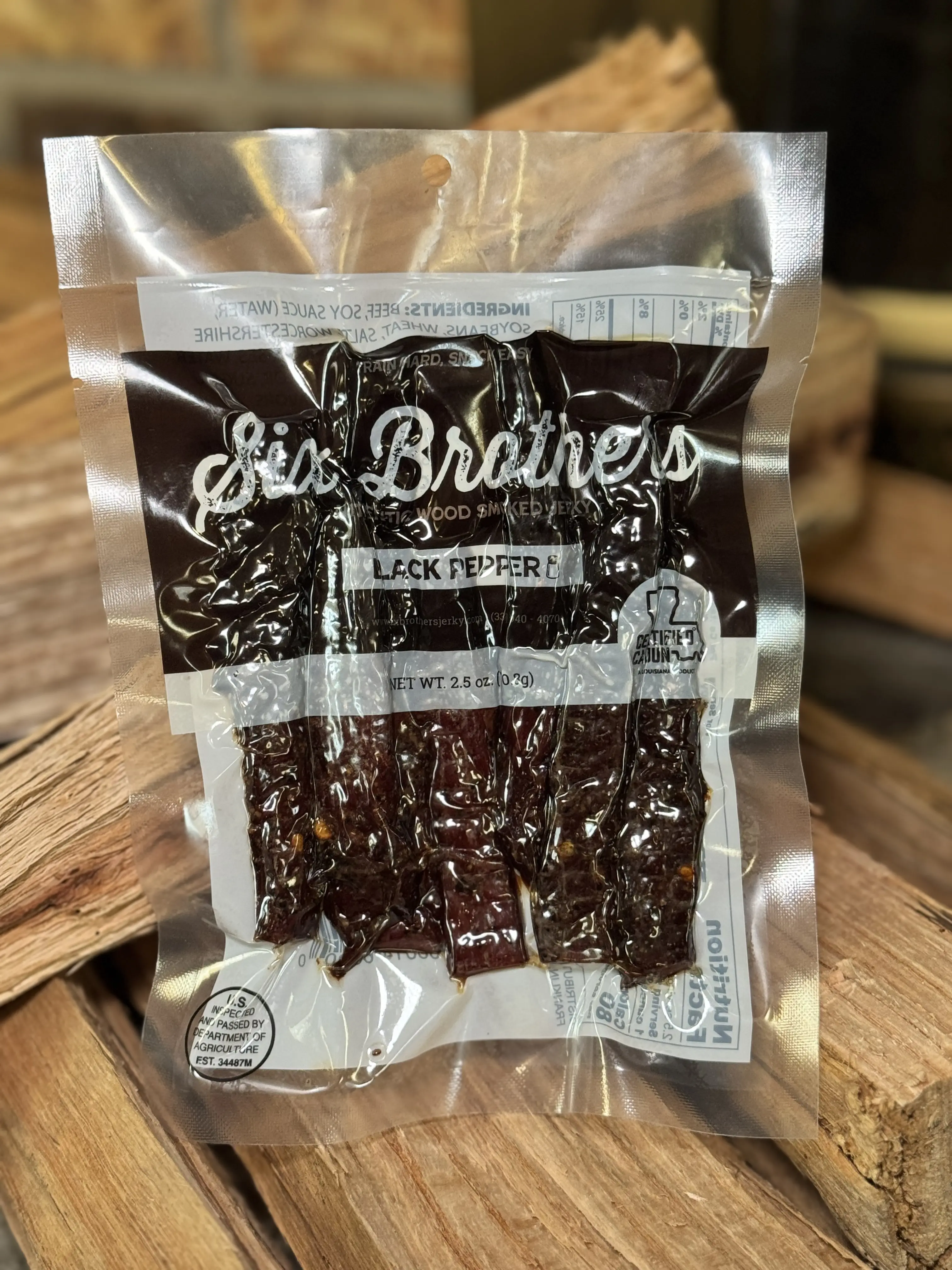 Black Pepper Premium Wood Smoked Beef Jerky Black Pepper Premium Wood Smoked Beef Jerky