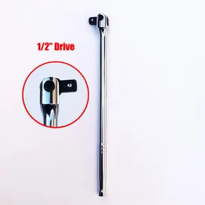 1/2 Inch Drive Breaker Bar, 380mm Length Power Handle Ratchet Wrench, Manual Car Repair Tool