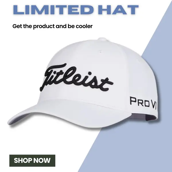 [Pack 2] Titleist Tour Performance Golf Hat | Black & White | Adjustable Golf Cap for Men & Women | UPF 50+ | Moisture-Wicking | Lightweight Breathable