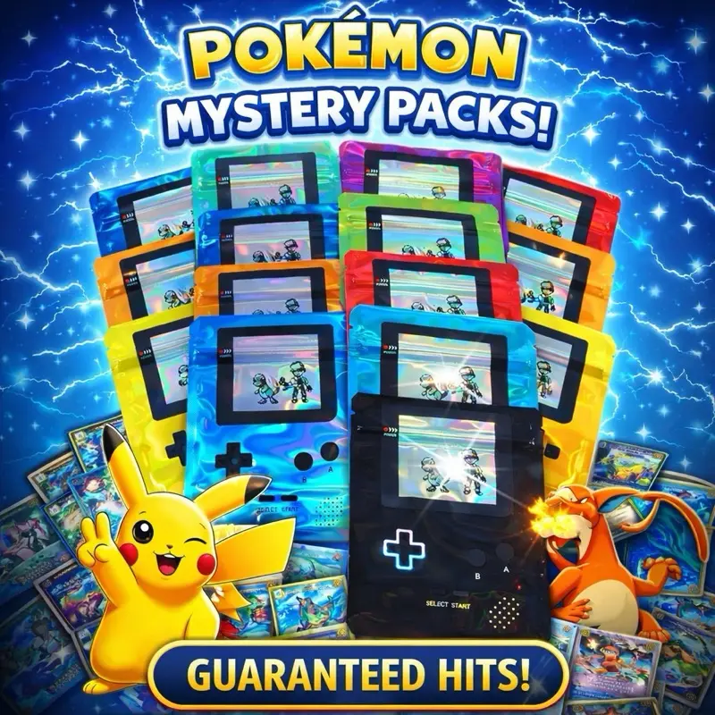 Pokémon Mystery Pack! Guaranteed Hit Inside Ultra Rare Special Art Full Art Holo Card IsaPokeShop Bonus Stickers