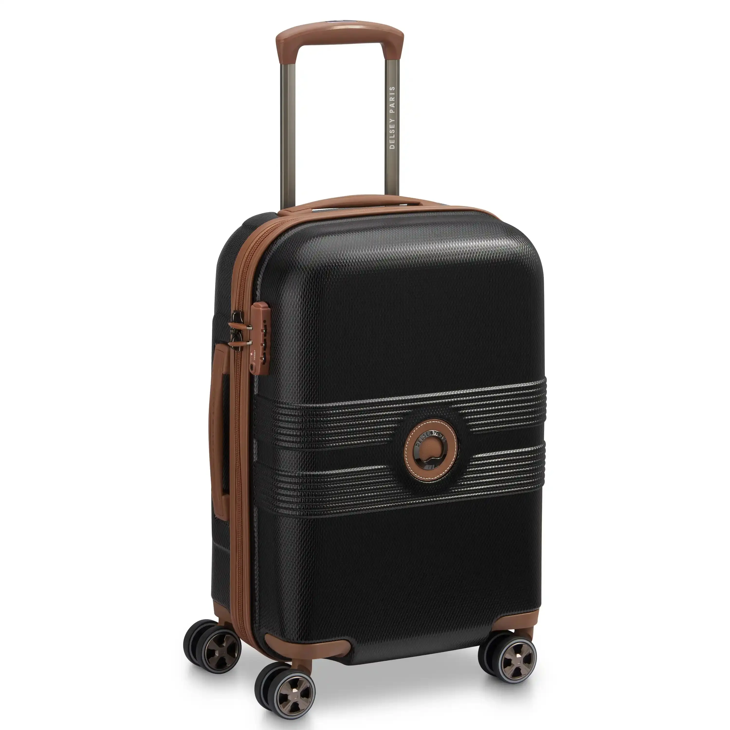 DELSEY Flanerie SE Carry-On Spinner Luggage - Lightweight Durable Polycarbonate Hard Shell, TSA-Approved Lock, Smooth-Rolling Wheels, Ergonomic Handle