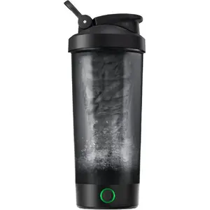 Electric Protein Powder Blender USB-C Rechargeable 24 oz Shaker Cup BPA-Free Leak-Proof Whisper-Quiet Mixing Health & Home Supplies - Bottles, Organiser