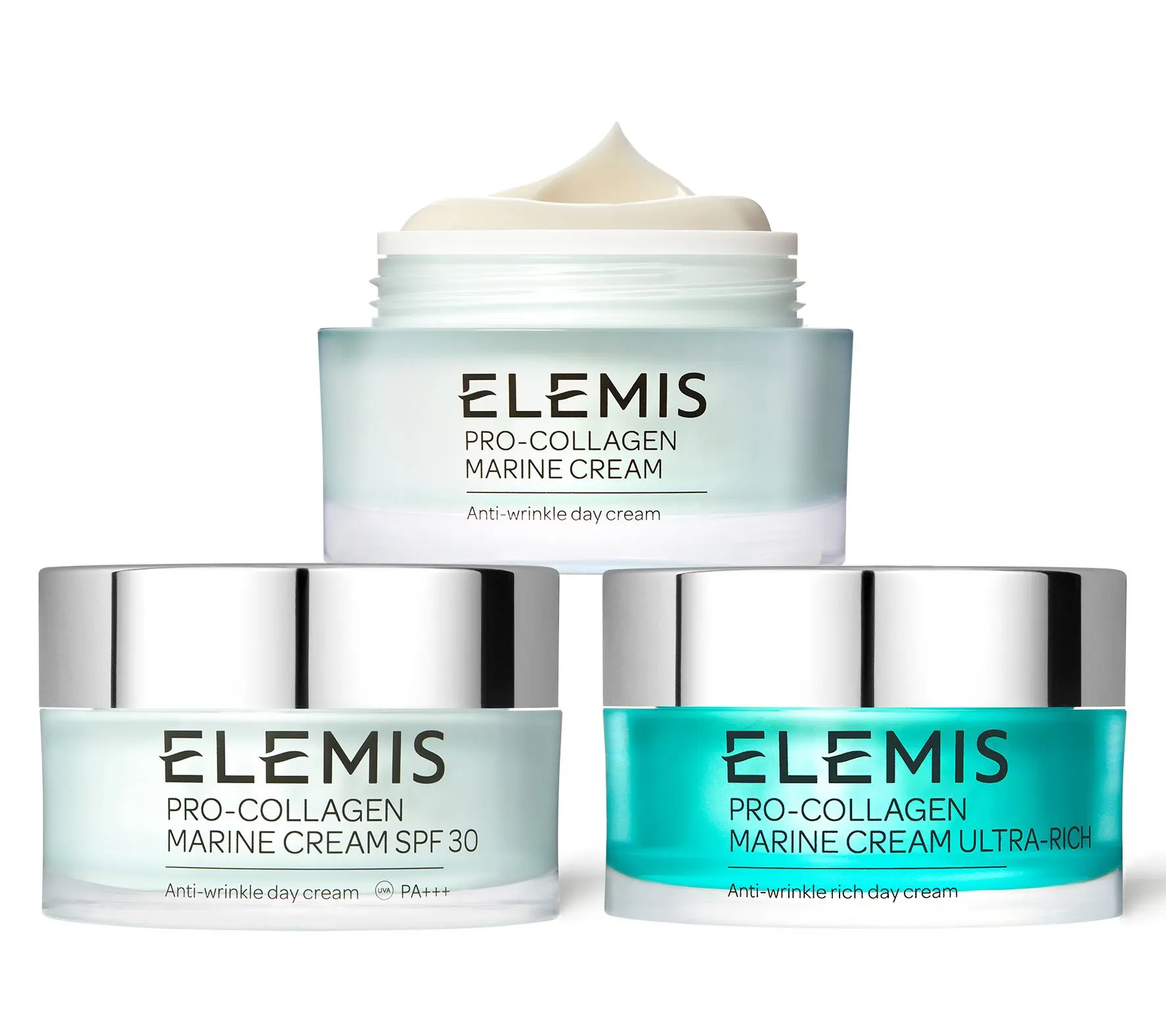 ELEMIS Pro-Collagen Marine Cream Trio: Original, SPF, Ultra-Rich