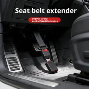 Car Seat Belt Buckle Extender with Holder for Easy Back Seat Access Durable Universal Fit Auto Accessories