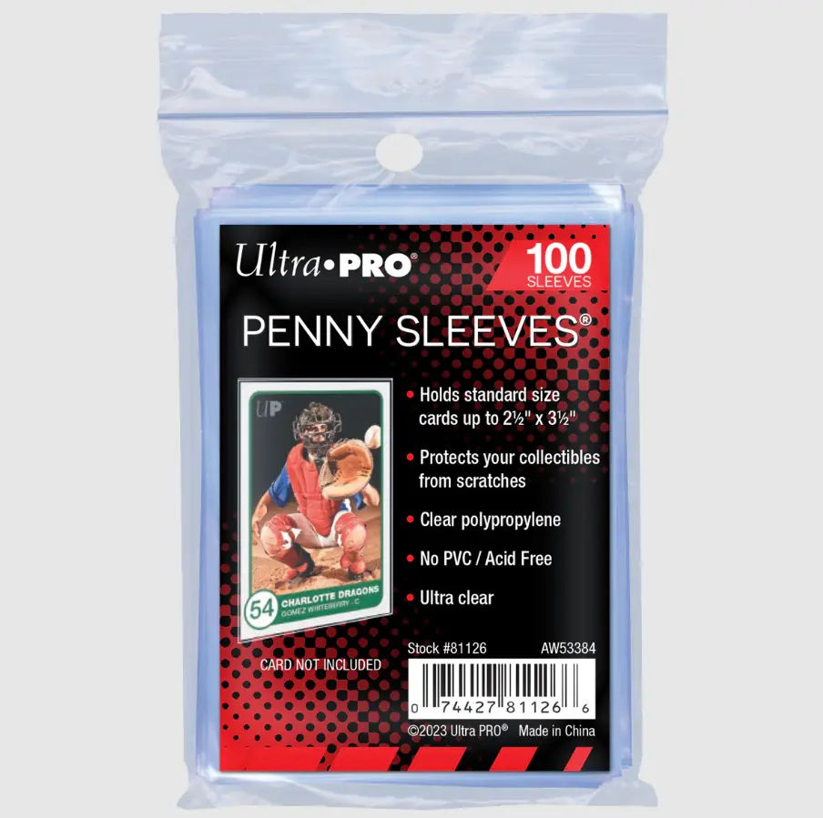 Ultra Pro Soft Sleeves (100ct) - Clear Polypropylene, All-Stand, Protects Against Scrapes, NO PVC & Acid Free, Ultra Clear