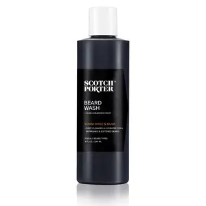 Scotch Porter Beard Wash for Men | Deep Cleansing Moisturizing Beard Cleanser | Men's Grooming Beard Wash