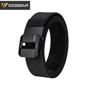 IDOGEAR Men's 1.5" Nylon Ratchet Belt Adjustable No-hole Quick Release Buckle Fit for CCW Hiking Outdoor Belts 3430