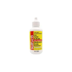Medicated Scalp Solution for Anti-Dandruff and Itchy Scalp Relief, 3% Salicylic Acid Treatment for Locs, Twists & Braids, Daily Hair Care, 2.5 oz, Hair Care Products