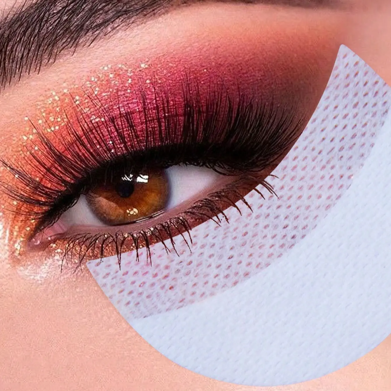 50/10 Pcs Eye Shadow Shields, Eyeshadow Pads Stencils Lint Free Cosmetic Under Eye Pads Eyeshadow Patches For Eyelash Extensions/Lip Makeup Eyeshadow Masks
