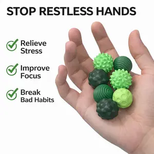 Fidget Stress Balls for Anxiety | Sensory Fidget Toy for Adults & Kids | Hand Therapy Balls to Relieve Stress & Improve Focus