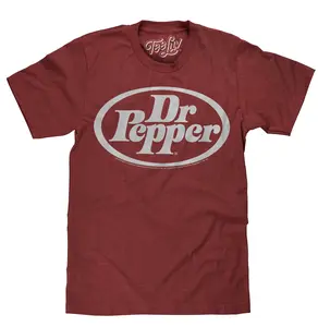 Dr Pepper Oval Logo T-Shirt - Red