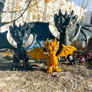 Fourth Wing Inspired Dragons Collectible Figurine Set
