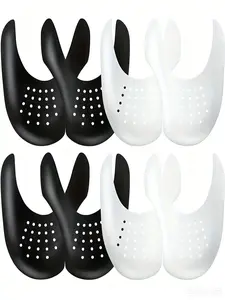 Four-Piece Shoe Wrinkle Protection Set, Anti-Wrinkle Shoe Covers, Prevents Sneaker Creases, Fits Men 7.5-12, Women 5-8.5, Wrinkle Protector