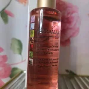 Terramar Body Massage Oil with Cinnamon Roses and Mint Natural Extracts 120ml