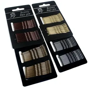 24 Pcs/set Hair Clip Ladies Hairpins Girls Hairpin Curly Wavy Grips Hairstyle Hairpins Women Bobby Pins Styling Hair Accessories