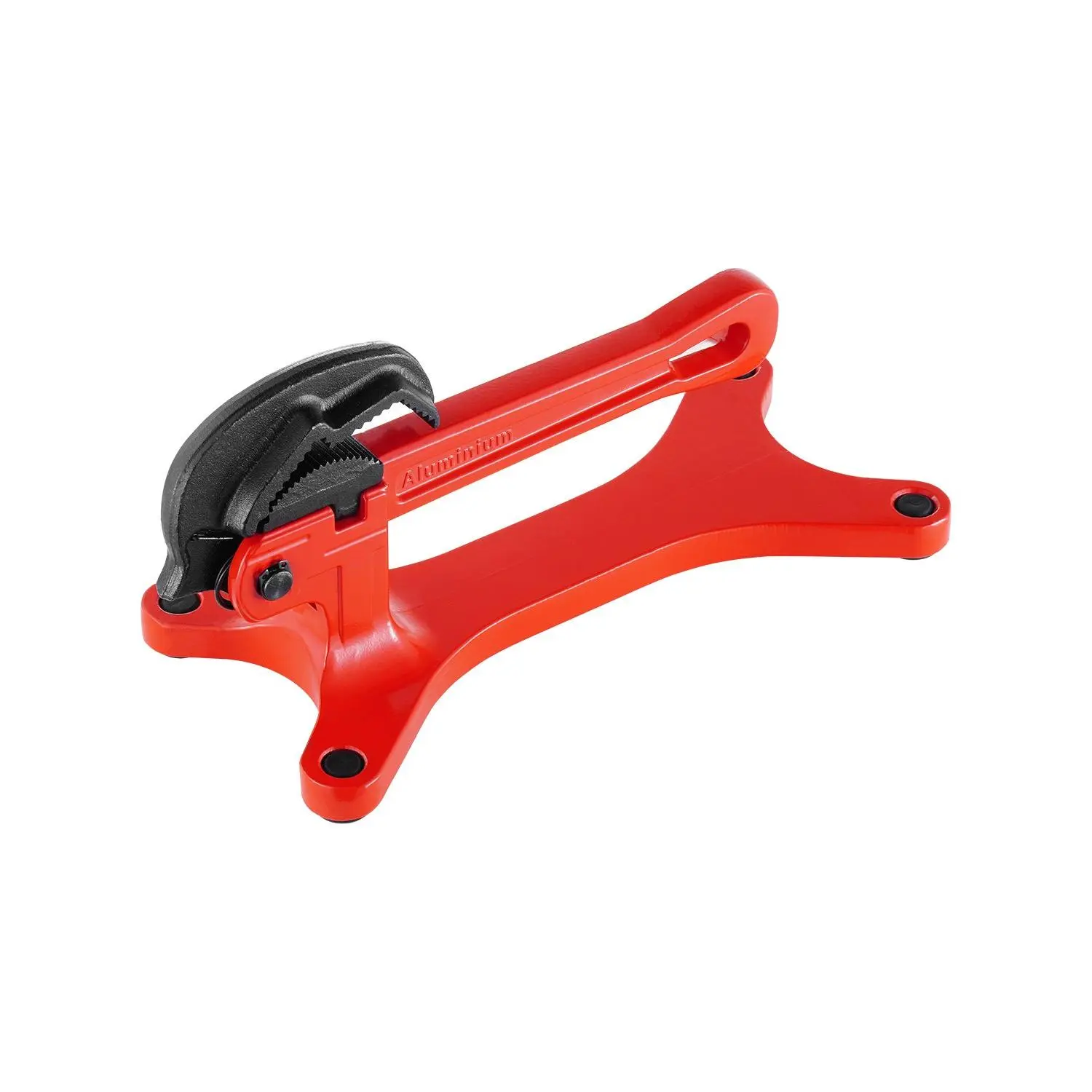 VEVOR RG1510 Portable Aluminum Body Pipe Vise, 2.6 lbs Easy-Carry Tool, 10.6x4.5x5.1 in Size, 1/8-1/2 in Anti-Slipping Detachable Steel Jaws, Large Clamping Capacity, Ideal for Basement Plumbing Repair, Suitable for All Seasons
