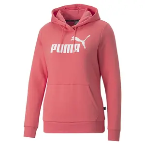 PUMA Womens Essentials Logo Hoodie Casual Outerwear Casual - Pink