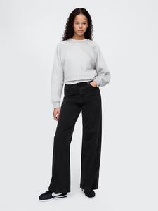 Gap Women's Curvy High Rise Stride Wide-Leg Jeans