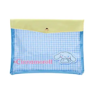 Cinnamoroll Gingham Flat Pouch